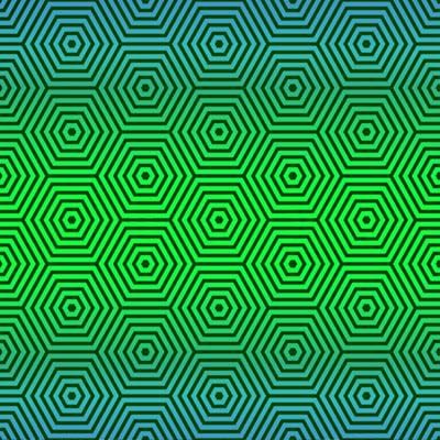 Bandanna - Green Hexagon Bandanna