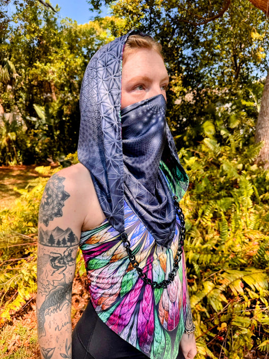 Fractal Feathers Hood