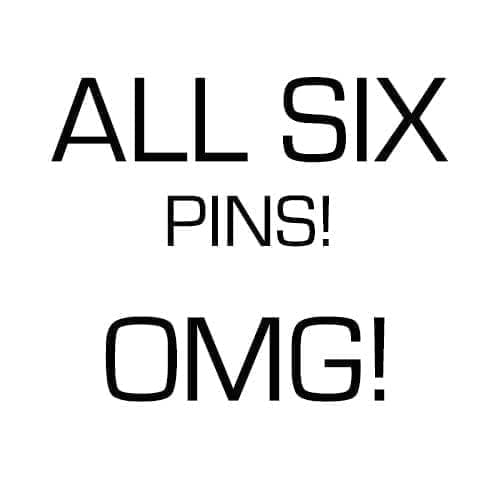 ALL SIX PINS!!!